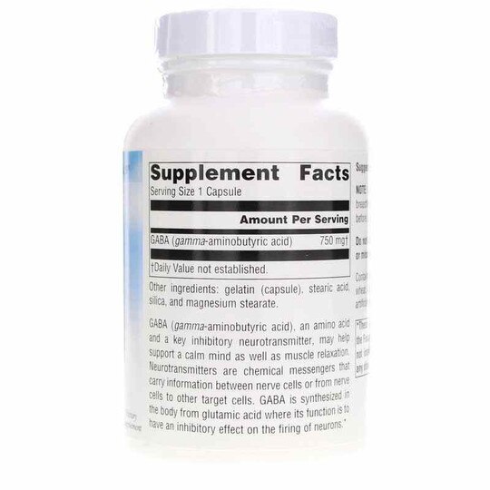 Serene Science GABA Calm Mind 750 Mg Capsules, SNN